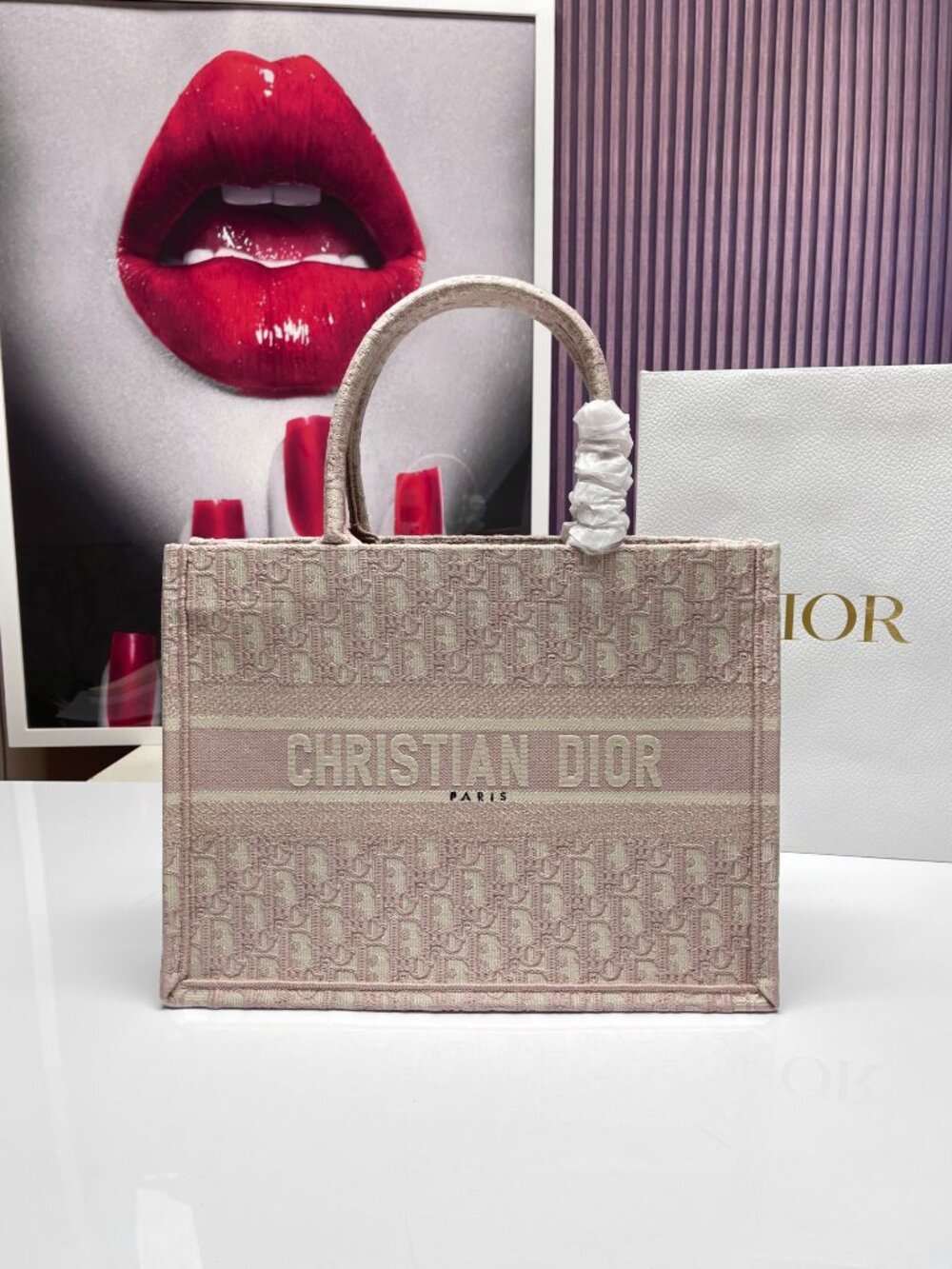 Dior embroidered handbag